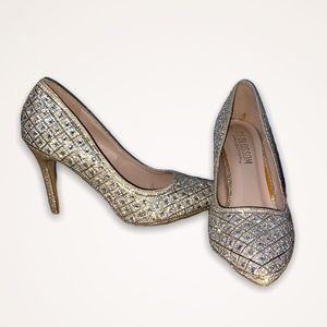 full rhinestone heels